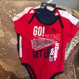 At Louis cardinals 3 piece creeper set